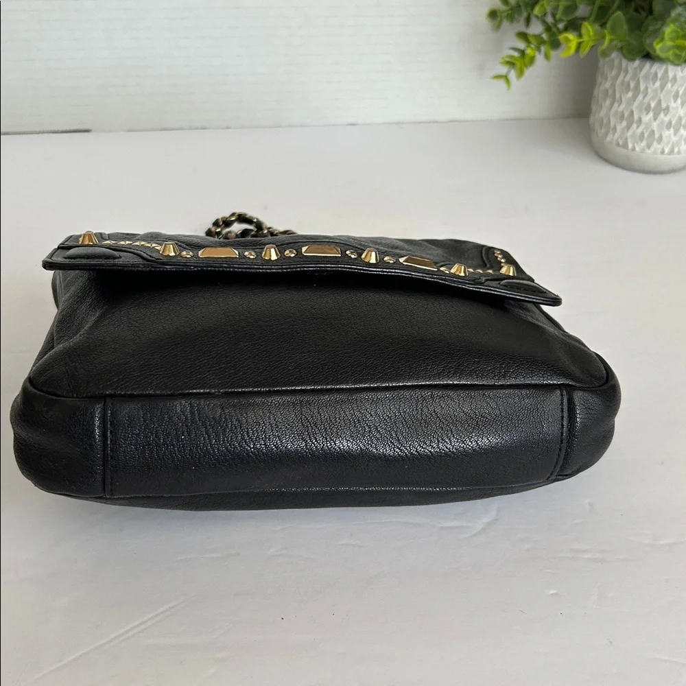 Juicy Couture black leather crossbody bag